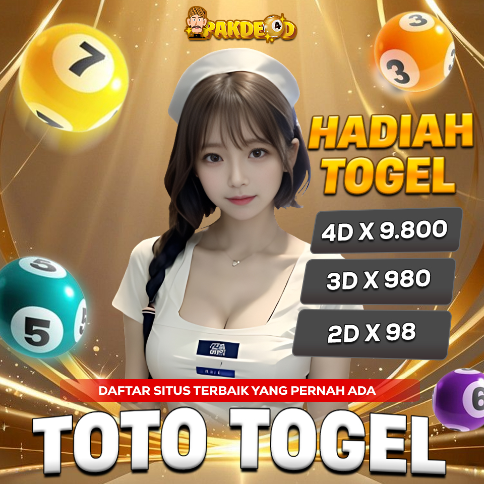 PAKDE4D - Toto Togel Terbaik dengan Minimal Bet 100 Perak Semua Pasaran dan Togel 5D Terbaik di Indonesia PAKDE4D - Toto Togel Terbaik dengan Minimal Bet 100 Perak Semua Pasaran dan Togel 5D Terbaik di Indonesia